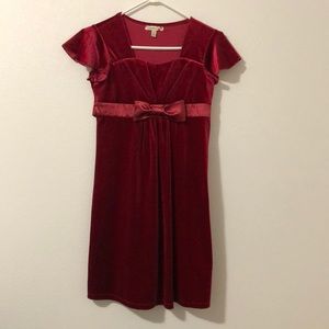Red Velvet Dress